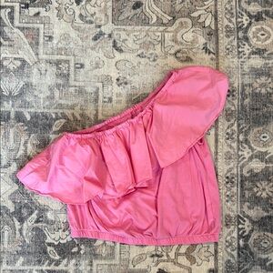 A New Day One Shoulder Crop Top